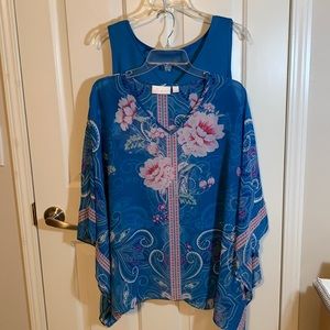 Belle by Kim Gravel medium tank and scarf top